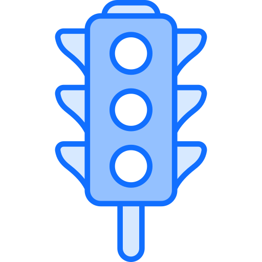Traffic light Generic Blue icon