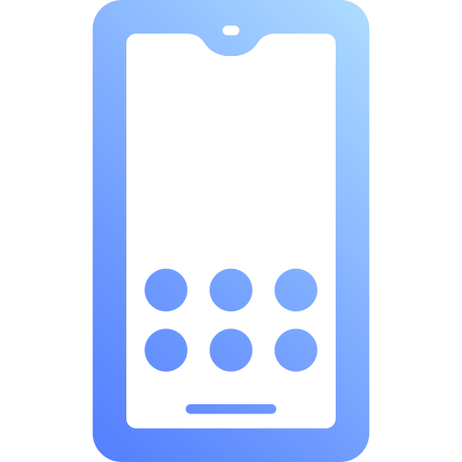 smartphone Generic Flat Gradient icona