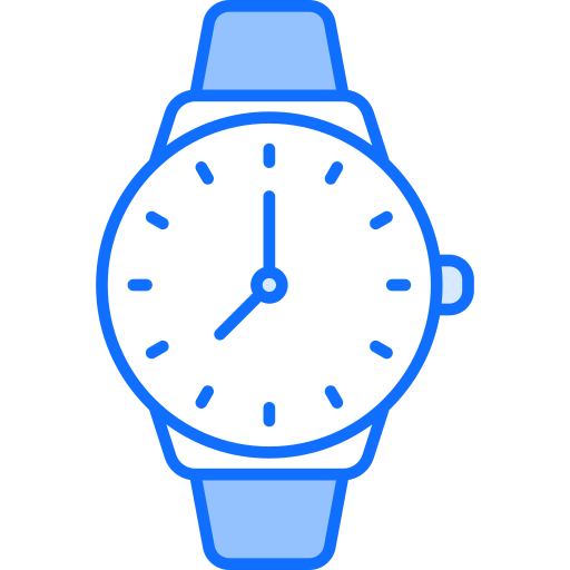 relógio de pulso Generic Blue Ícone