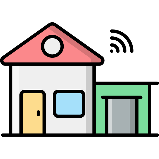 casa inteligente Generic Outline Color icono