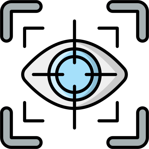 scanner ocular Generic Outline Color Ícone