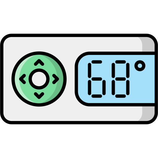 termostat Generic Outline Color ikona