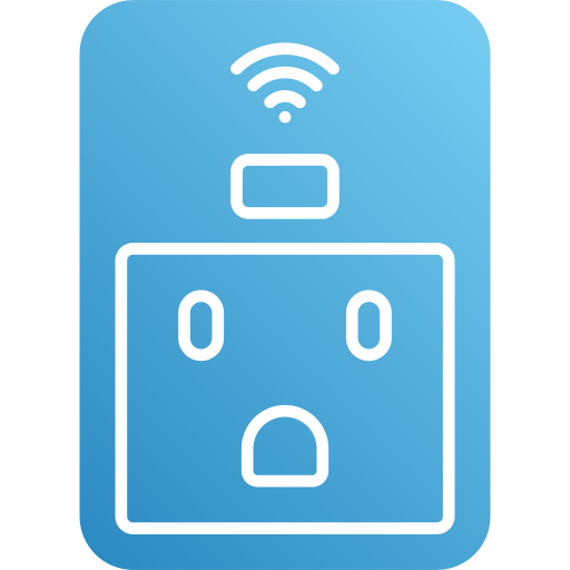 smart plug Generic Flat Gradient icon