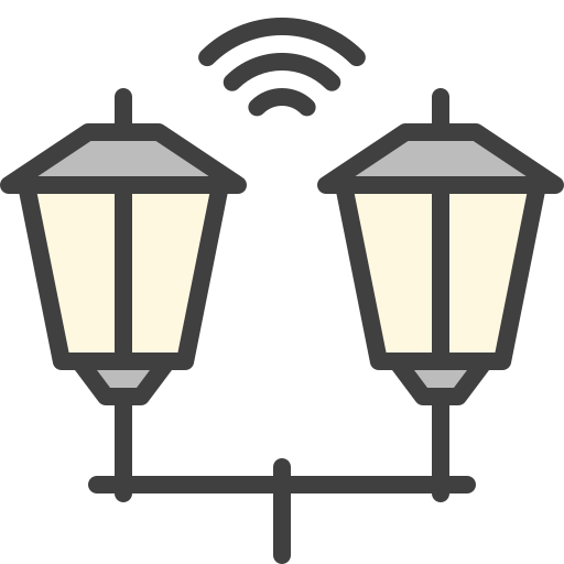 уличный фонарь Generic Outline Color иконка