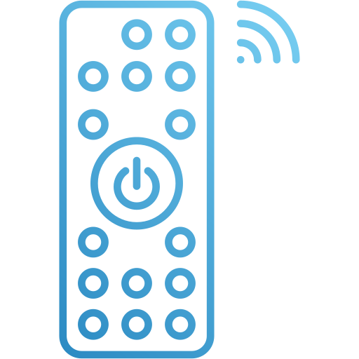 afstandsbediening Generic Gradient icoon