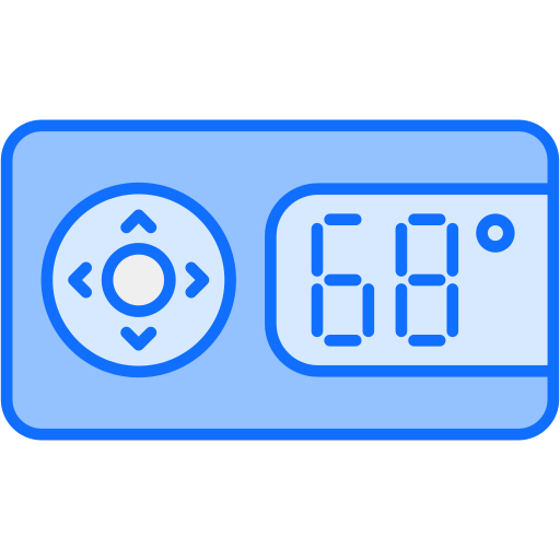 온도 조절기 Generic Blue icon