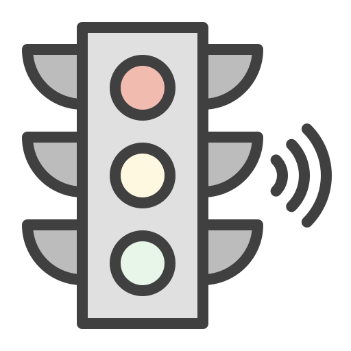 신호등 Generic Outline Color icon