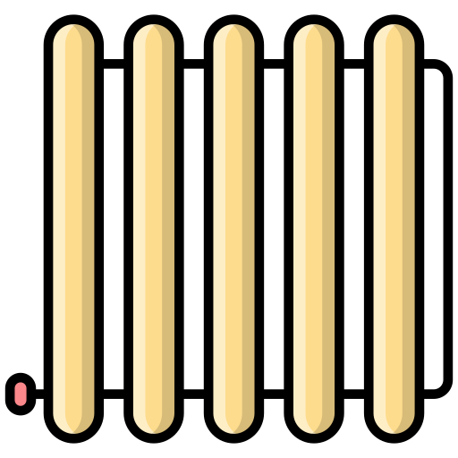 セントラルヒーティング Generic Outline Color icon