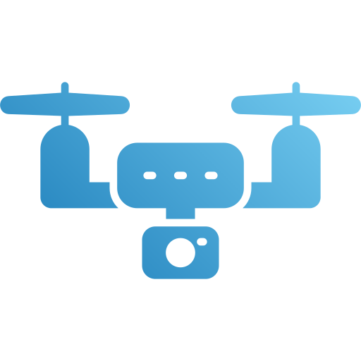 drone fotografico Generic Flat Gradient icona