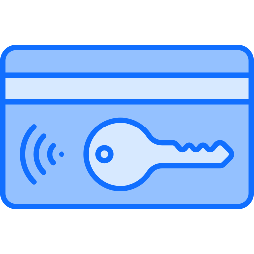 키 카드 Generic Blue icon