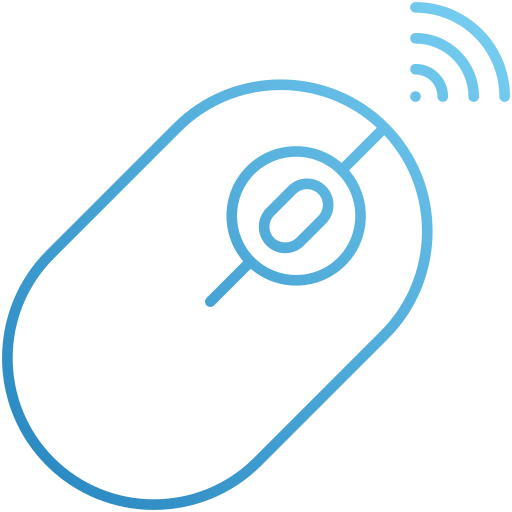 Wireless mouse Generic Gradient icon