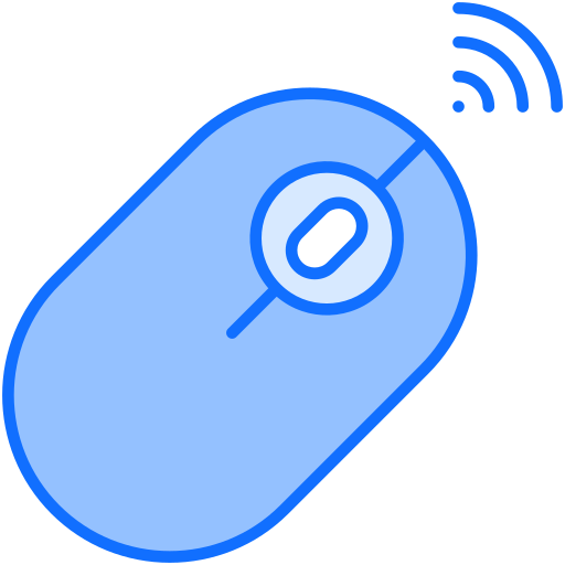 ratón inalambrico Generic Blue icono
