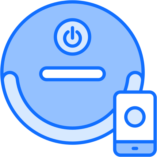 aspiradora robot Generic Blue icono