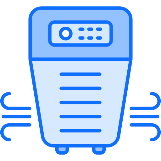 공기 청정기 Generic Blue icon
