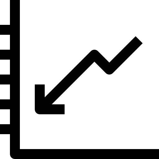 折れ線グラフ Accurate Lineal icon