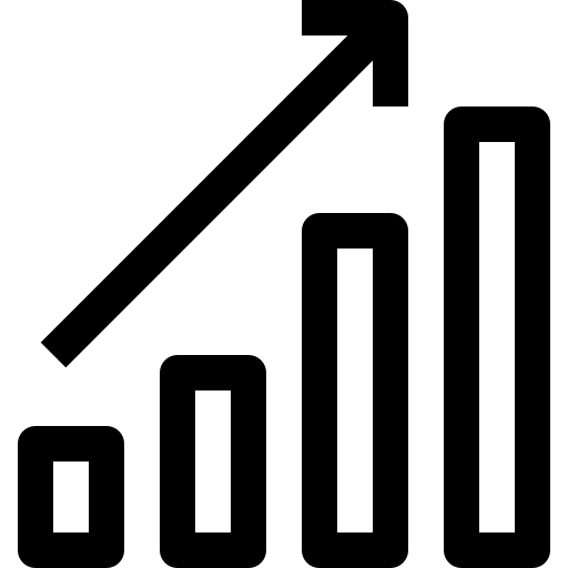 gráfico de barras Accurate Lineal icono