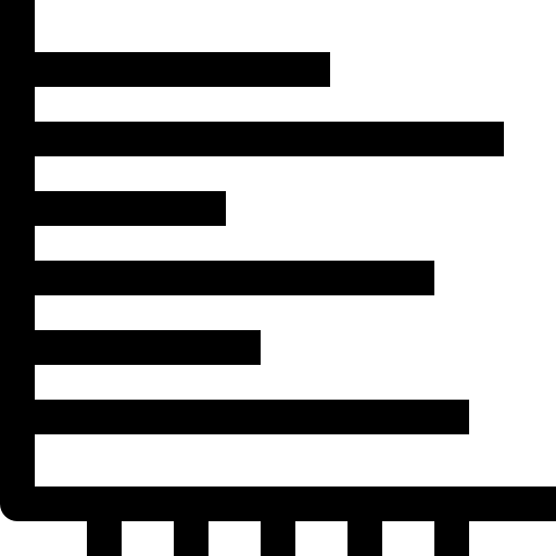 grafico a barre Accurate Lineal icona