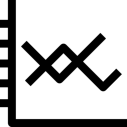gráfico de linea Accurate Lineal icono