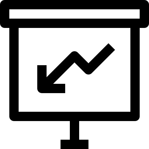 gráfico de linea Accurate Lineal icono