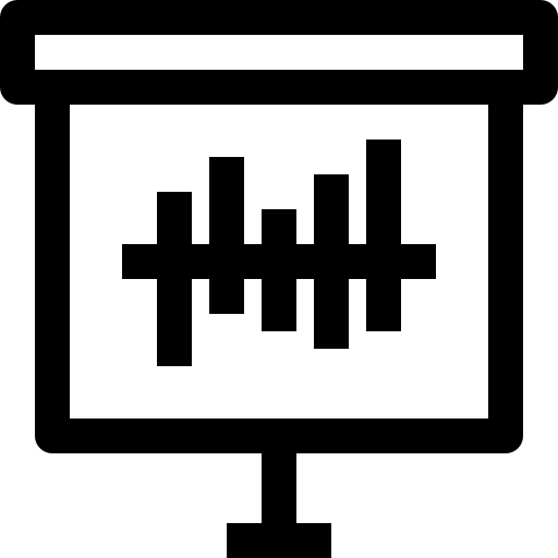 gráfico de barras Accurate Lineal icono