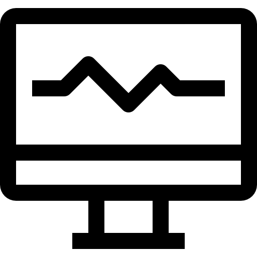 cardiograma Accurate Lineal icono