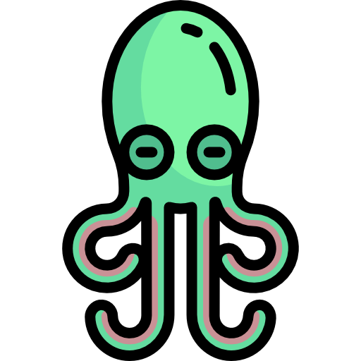 kraken Special Lineal color icono
