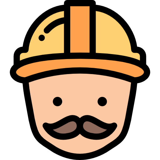 constructor Detailed Rounded Lineal color icono