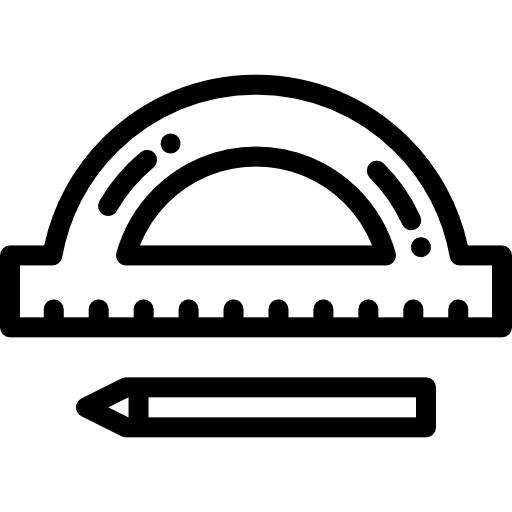 goniometro Detailed Rounded Lineal icona