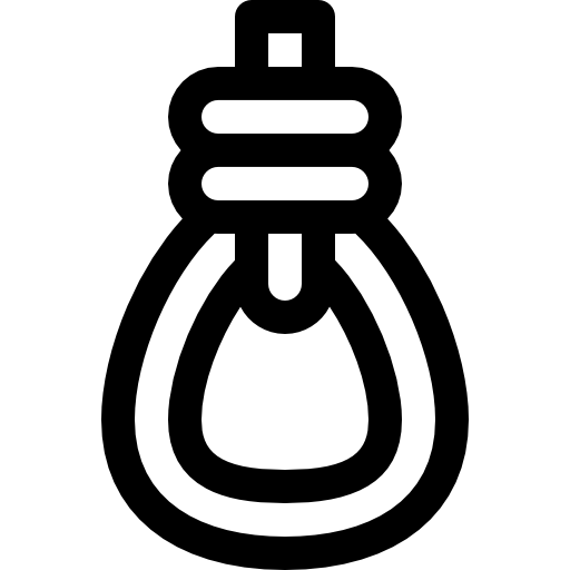 horca Basic Rounded Lineal icono