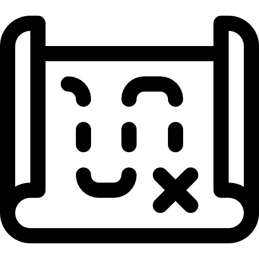 schatzkarte Basic Rounded Lineal icon