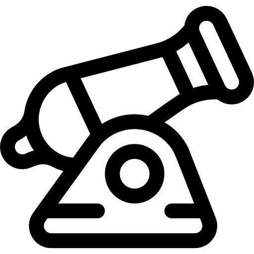 大砲 Basic Rounded Lineal icon
