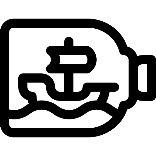 buddelschiff Basic Rounded Lineal icon