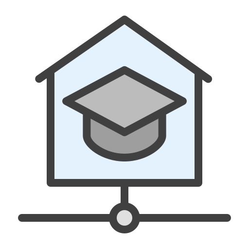 Distance learning Generic Outline Color icon