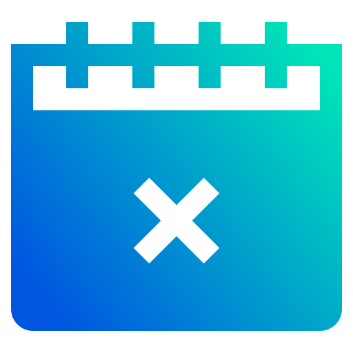 Cancelled Generic Flat Gradient icon