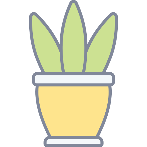 Plant pot Generic Outline Color icon