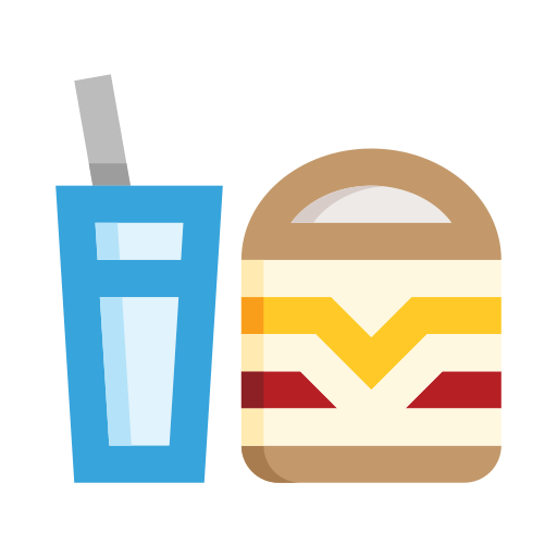 fast food edt.im Lineal color ikona