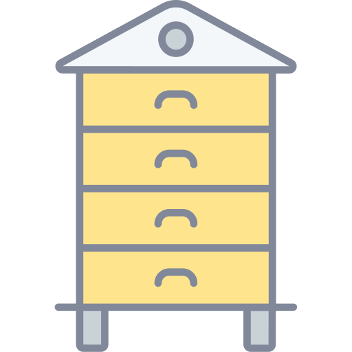 蜂の巣 Generic Outline Color icon