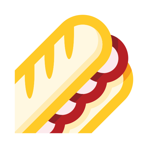 sandwhich edt.im Lineal color icon