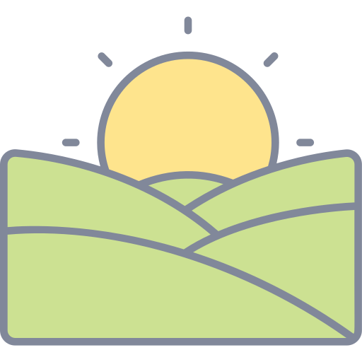 sonnenaufgang Generic Outline Color icon