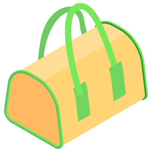 Duffle bag Generic Isometric icon