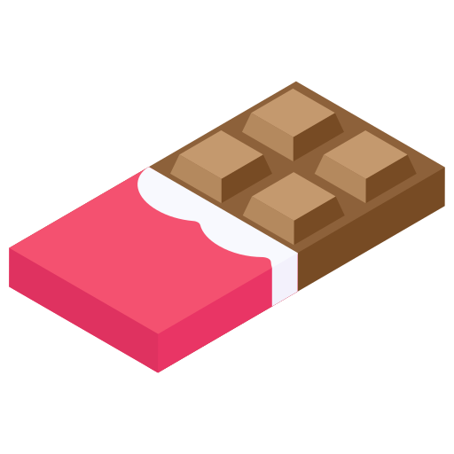 Chocolate bar Generic Isometric icon