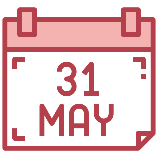 Calendar Surang Red icon