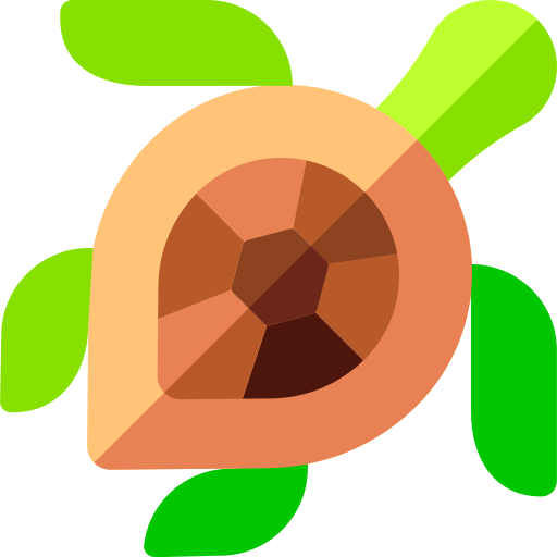 Sea turtle Basic Rounded Flat icon
