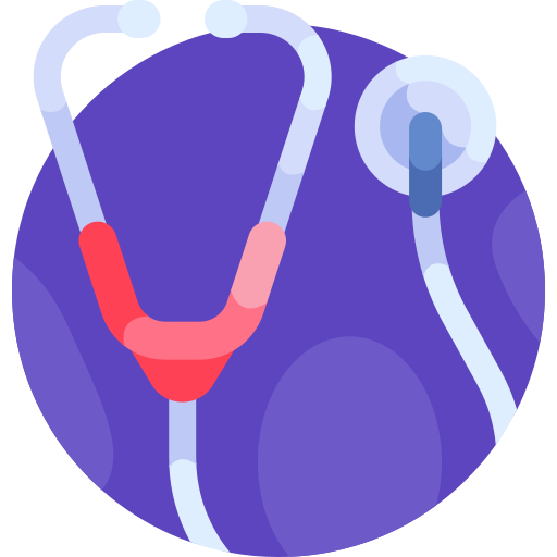 stethoskop Detailed Flat Circular Flat icon