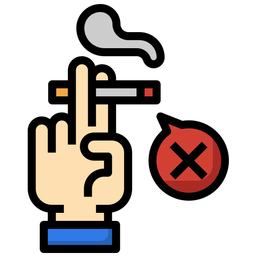 rauchen verboten Surang Lineal Color icon