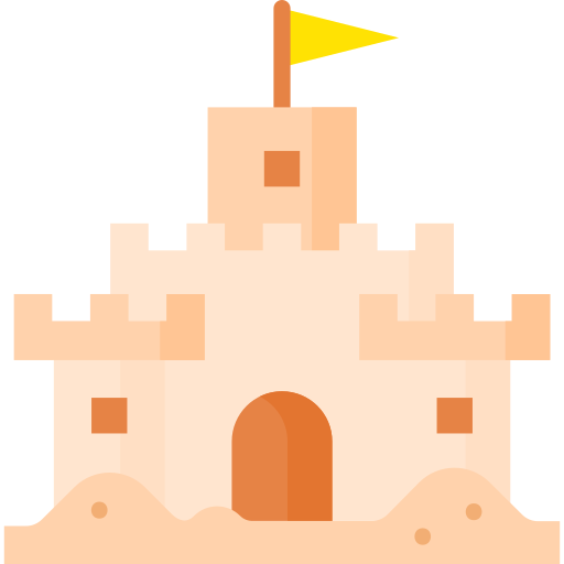 castillo de arena Special Flat icono