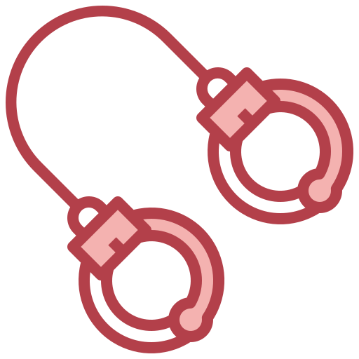 Handcuffs Surang Red icon