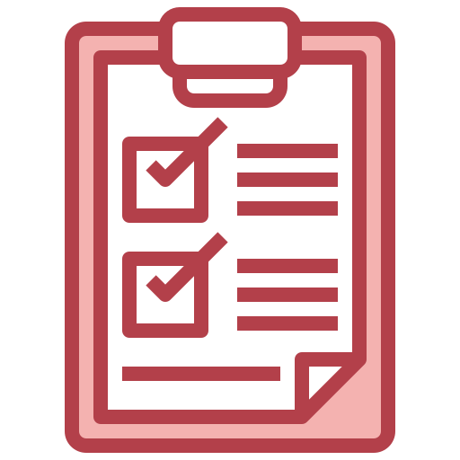 Clipboard Surang Red icon