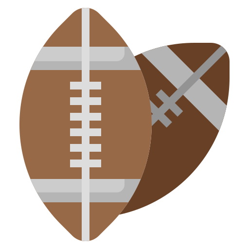 Rugby ball Surang Flat icon
