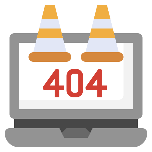 404エラー Surang Flat icon